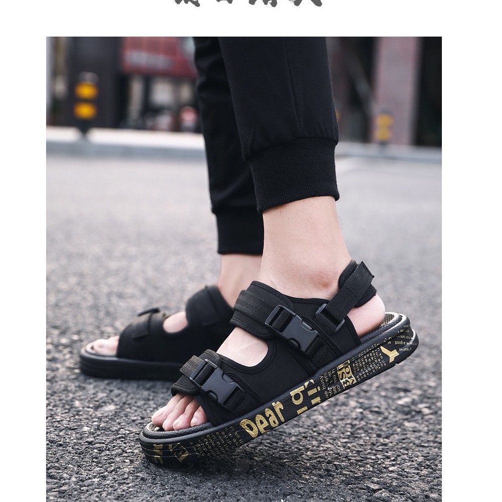 Dép Xăng đan nam - sandal nam đế chữ siêu êm(có thể tháo gót)