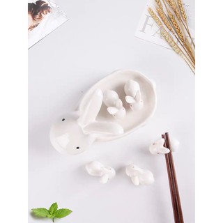 Bộ gác đũa vịt con thỏ con