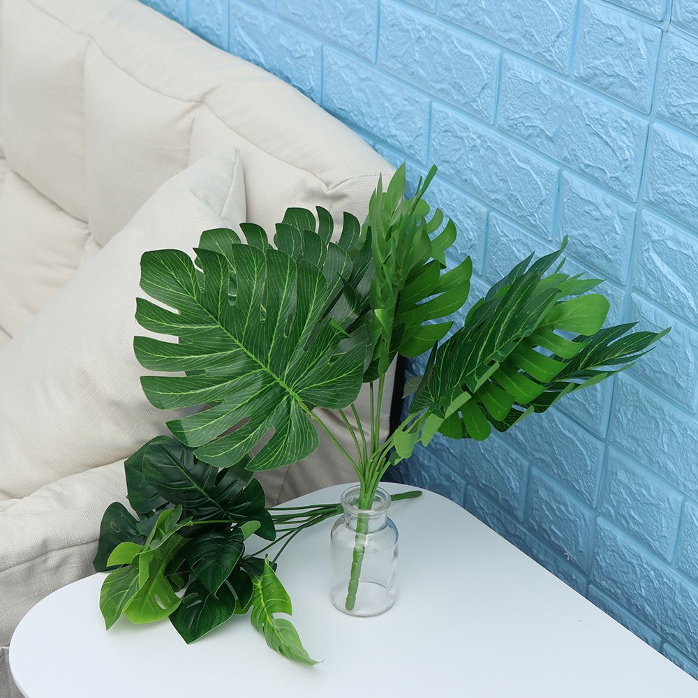 Bó lá cây giả dùng trang trí nhà cửa