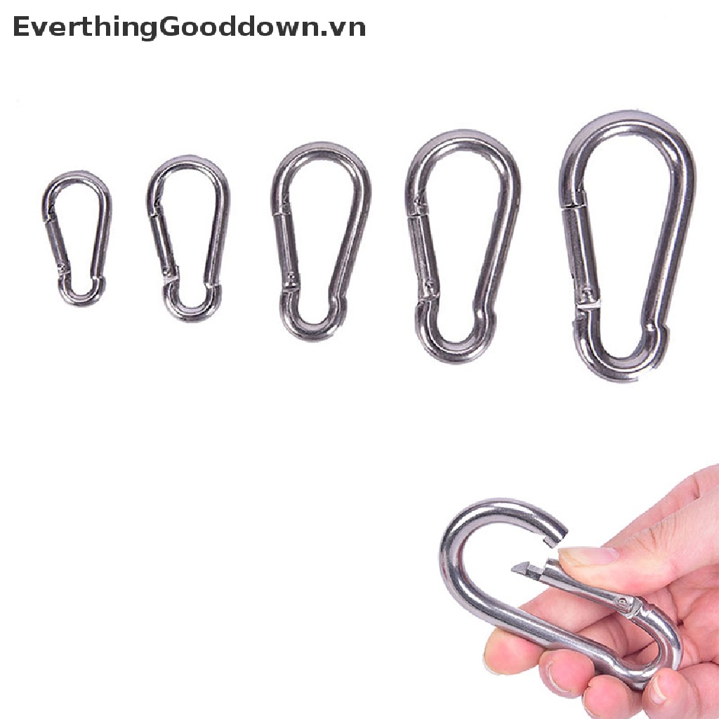 Everthinggooddown Móc Chìa Khóa Bằng Thép Không Gỉ 304 Nhanh Chóng