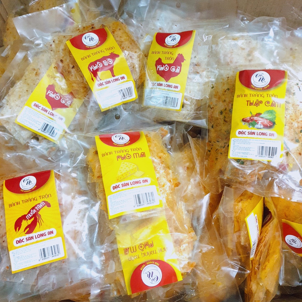 [Hàng Mới]14 Vị Bánh Tráng Trộn Long An,