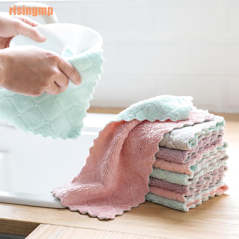 1 Khăn Lau Chén Dĩa Sợi Nhỏ Siêu Thấm Hút Tiện Lợi