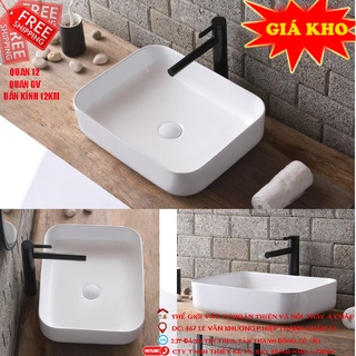 Chậu lavabo màu cao cấp nhập khẩu BẢO HÀNH 3 NĂM