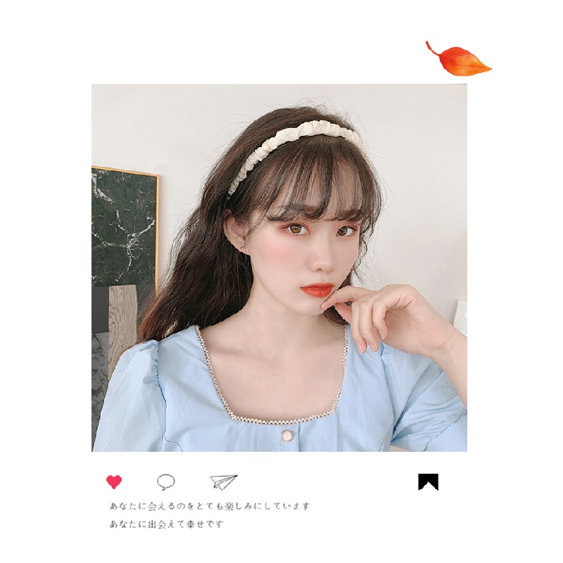 Băng Đô Bằng Vải Satin Thiết Kế Xinh Xắn Thời Trang