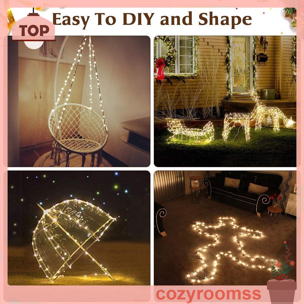 Dây Đèn Led 2m Trang Trí Phòng Ngủ Dịp Giáng Sinh