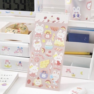 Stickers hình thỏ trắng dễ thương