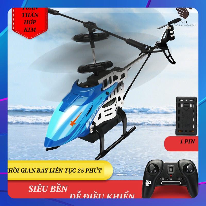 Đồ chơi Máy bay trực thăng điều khiển từ xa F8 thời gian bay liên tục 25 phút có tặng kèm pin điều khiển