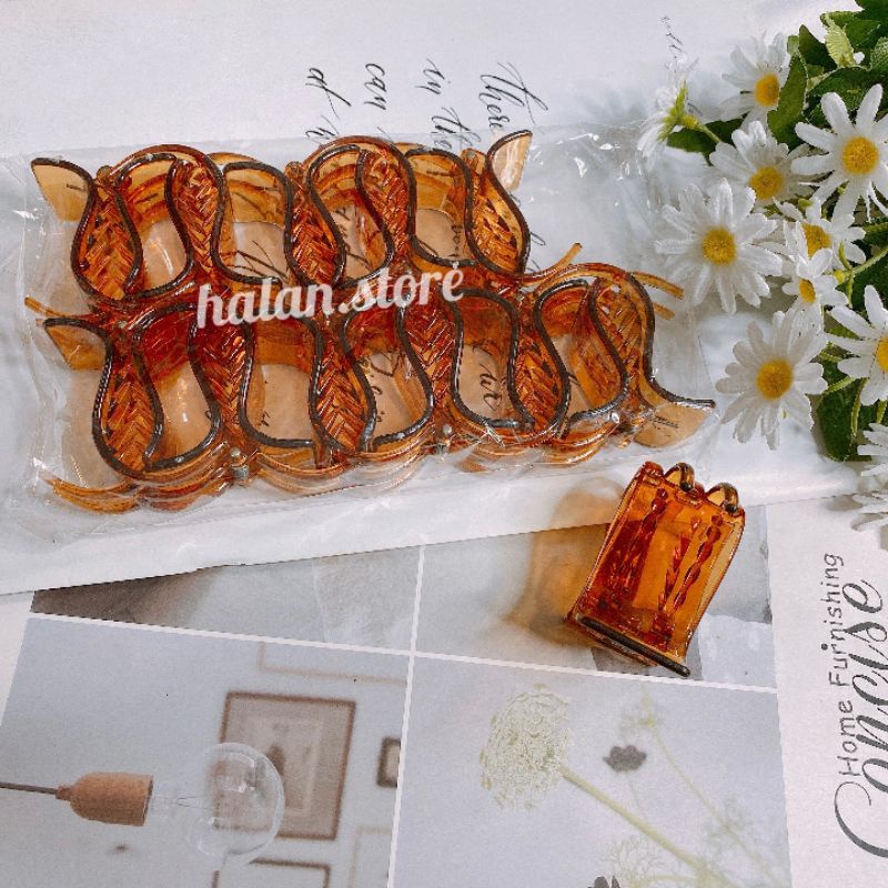 Vỉ kẹp càng cua 5 răng, 3 răng nhựa nhám,bóng