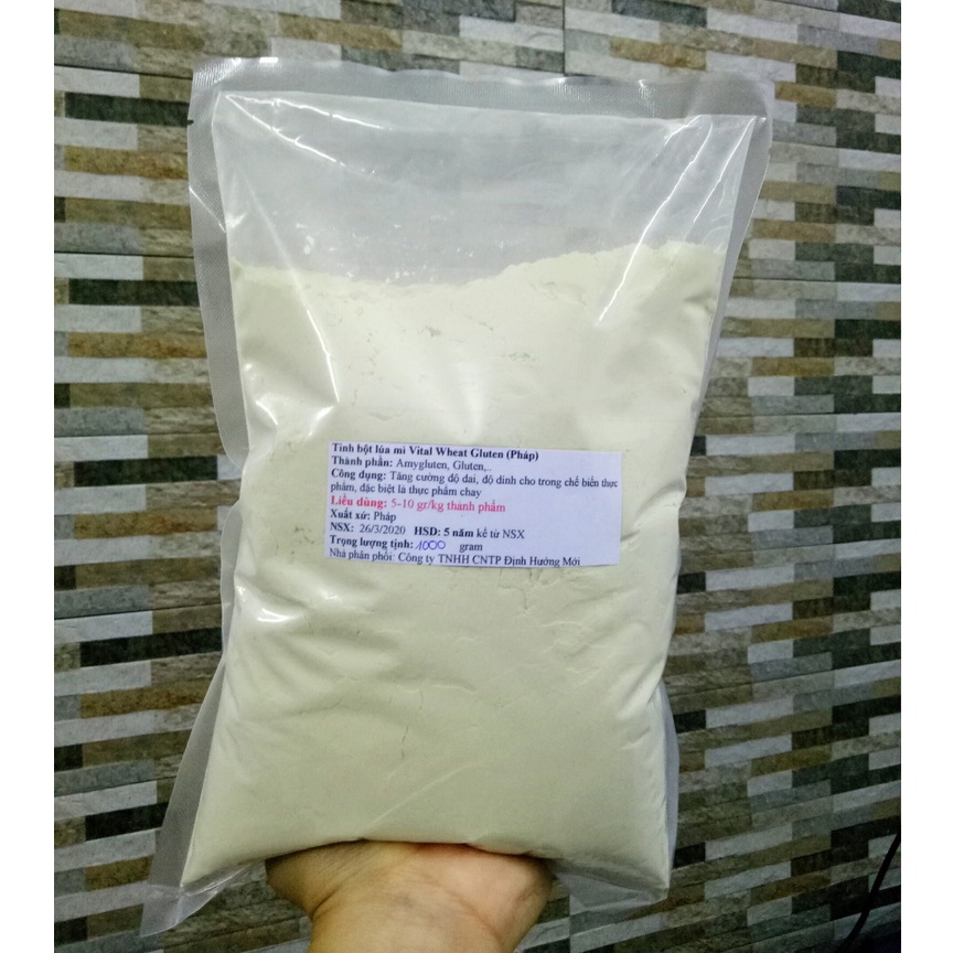 1 Kg Bột VITAL WHEAT GLUTEN (Tinh bột lúa mì)-Pháp