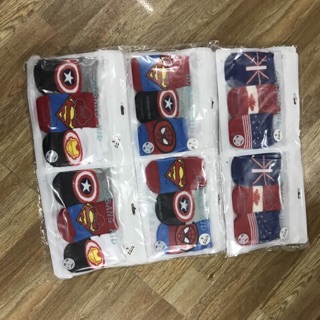 Set 3 đôi tất siêu nhân có chống trơn