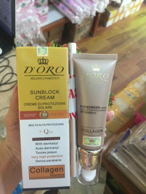 Kem chống nắng D'ORO