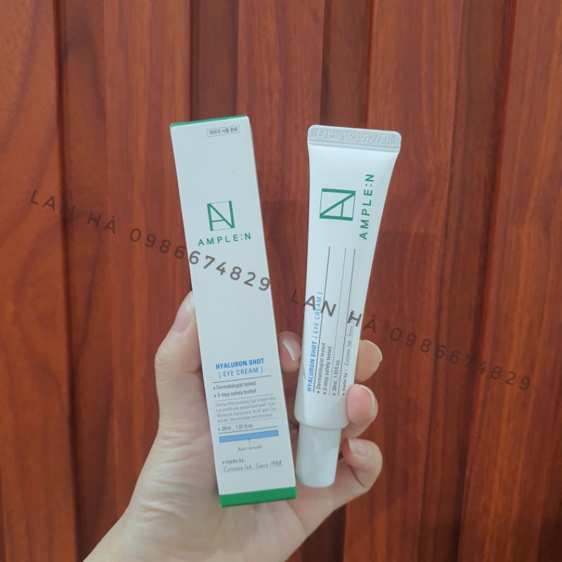 Kem dưỡng mắt AMPLE:N Hyaluron Shot Eye Cream