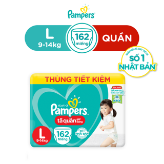 Tã quần Pampers L162 (9-14kg)
