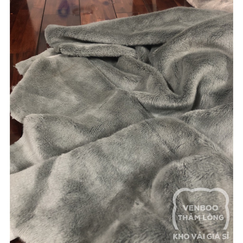 🌟Thảm Lông Trang Trí Decor Nội Thất | Xám ToToRo Cao Cấp | Siêu Hot 2021 | BigBuy360 - bigbuy360.vn