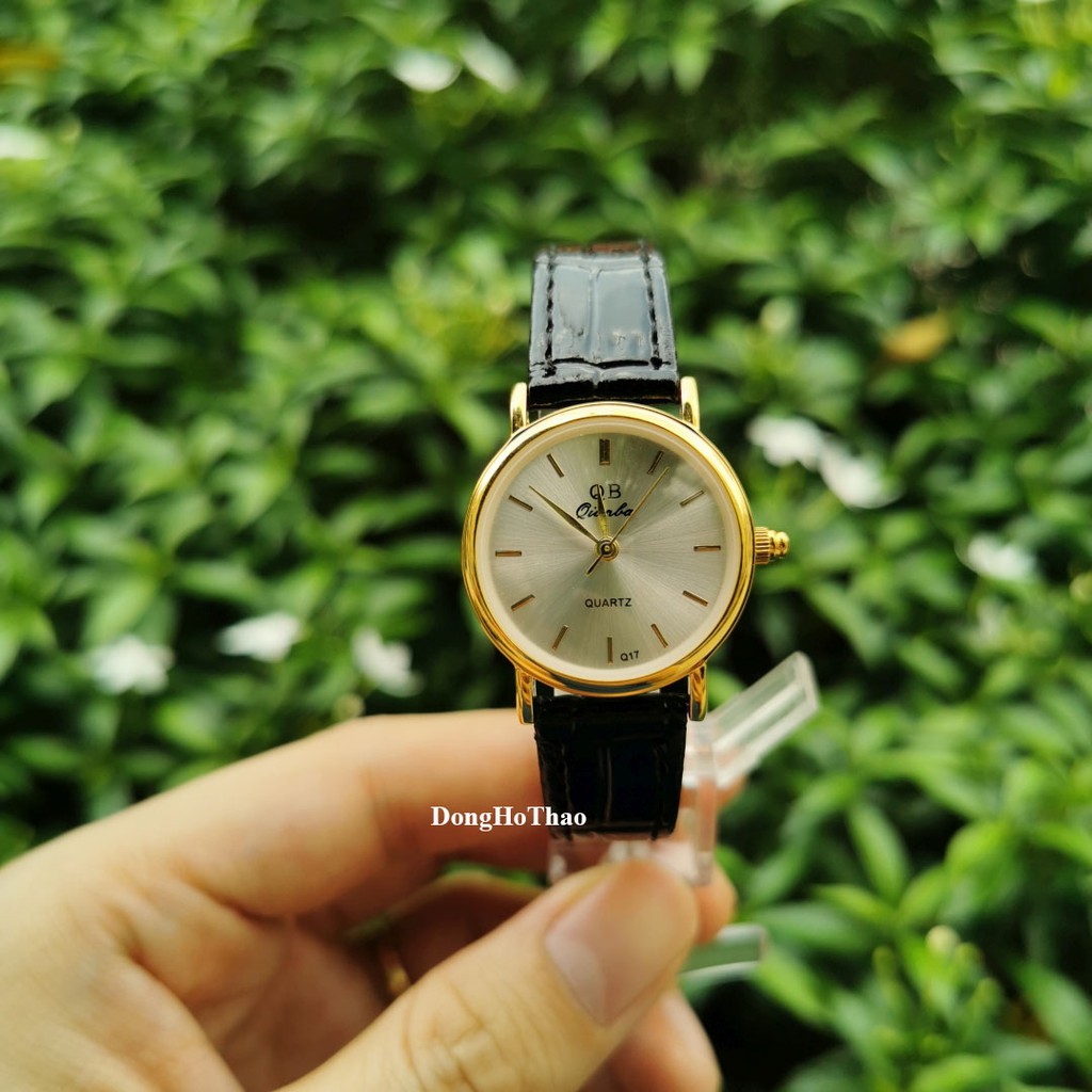 Đồng Hồ Nữ Dây Da Qianba Màu Đen Đơn Giản, Sang Trọng | BigBuy360 - bigbuy360.vn