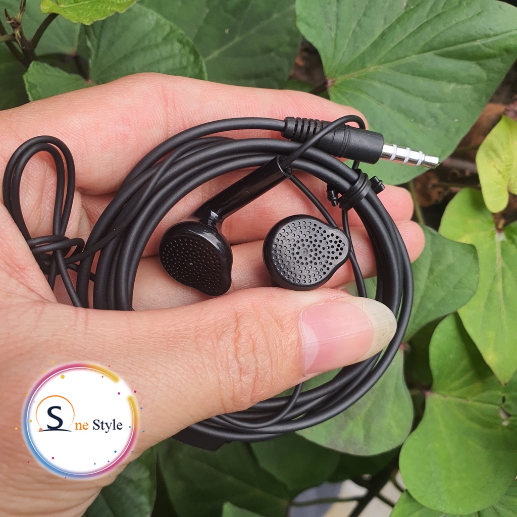Tai nghe nhét tai, tai nghe 5830 jack 3,5 có micro thích hợp cho hệ điều hành Androi &amp; IOS - Onestyle Shop
