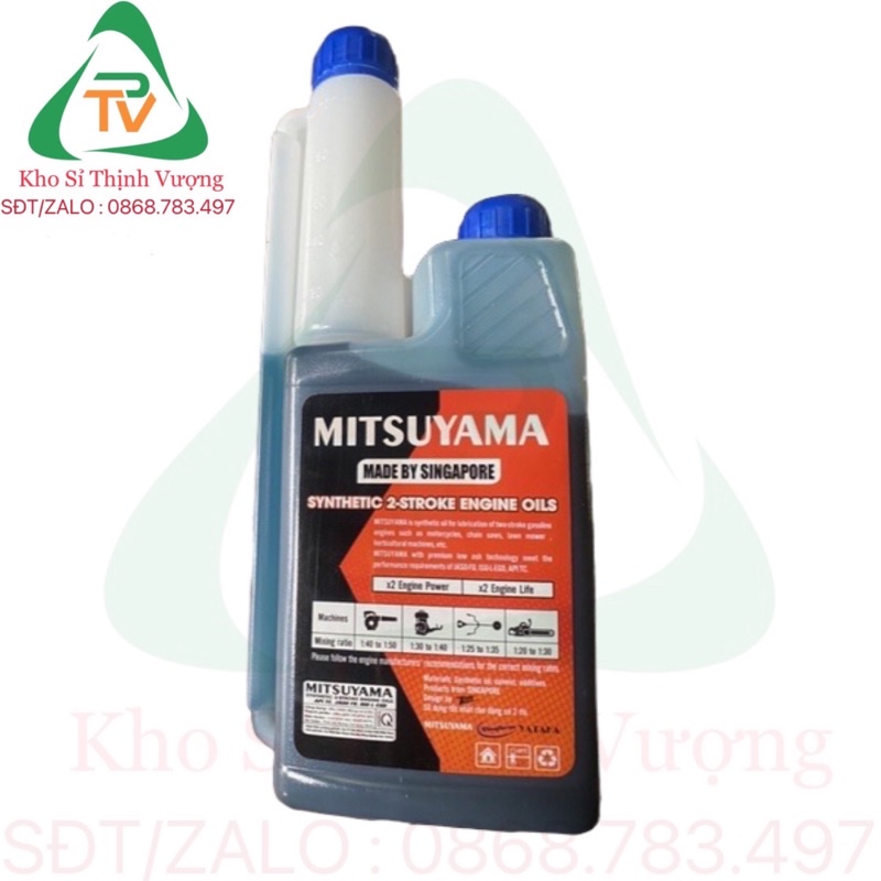 Nhớt pha xăng cho động cơ 2 thì/ máy cưa xích/ máy cắt cỏ
