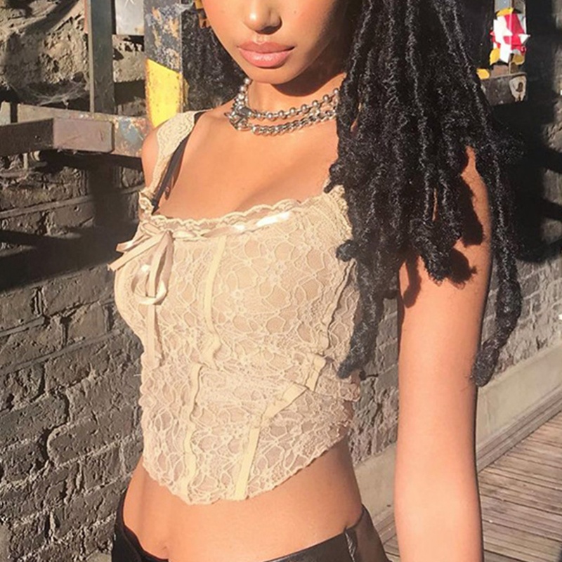 Áo Croptop Không Tay Cổ Vuông Màu Sắc Đơn Giản Phong Cách Retro Thời Trang Mùa Hè Cho Nữ | BigBuy360 - bigbuy360.vn