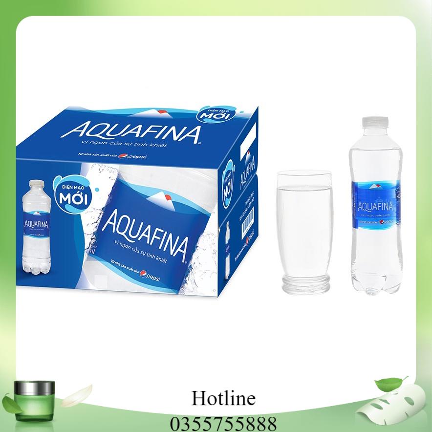 Nước suối AQuaFina chai 500ml
