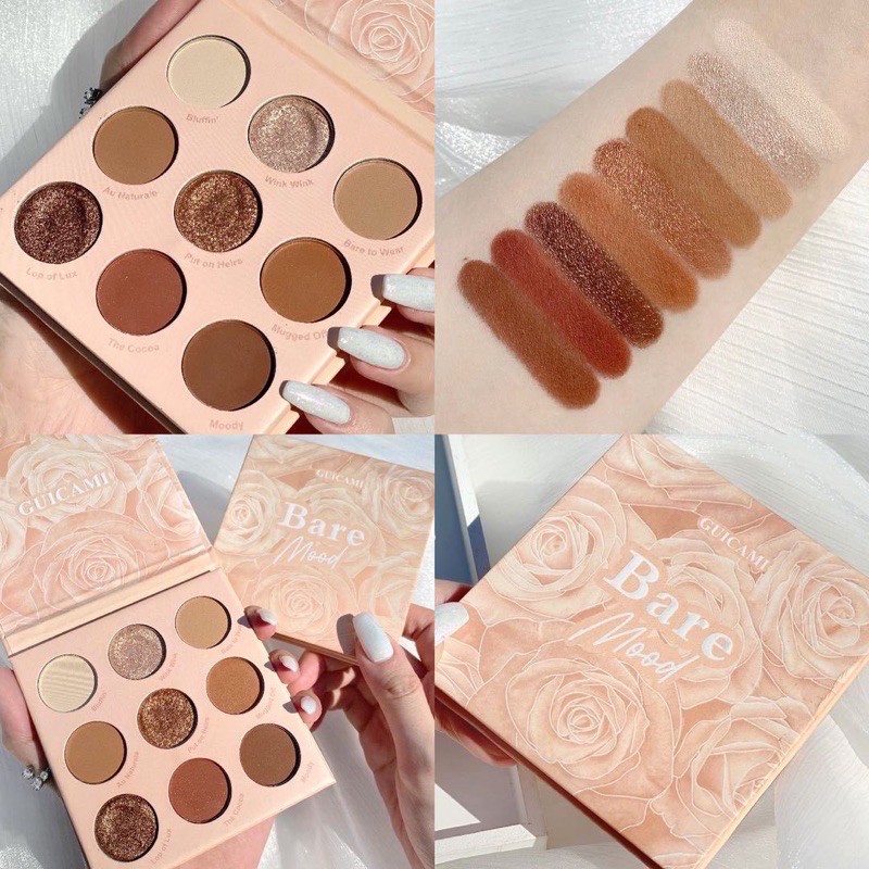 Bảng Mắt Nhũ Lì 9 Ô Guicami Bare Mood | BigBuy360 - bigbuy360.vn