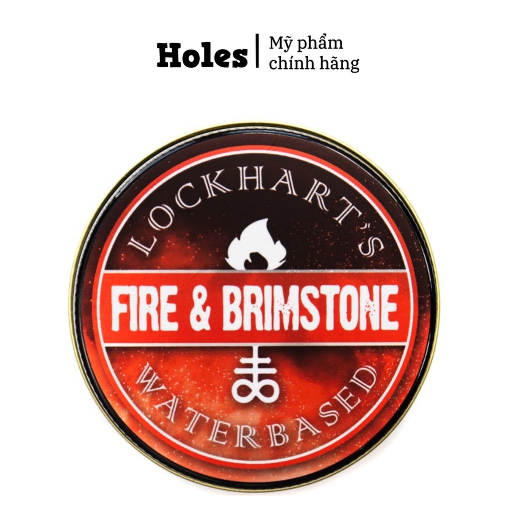 Sáp vuốt tóc Lockhart's Fire &amp; Brimstone Water Based Pomade