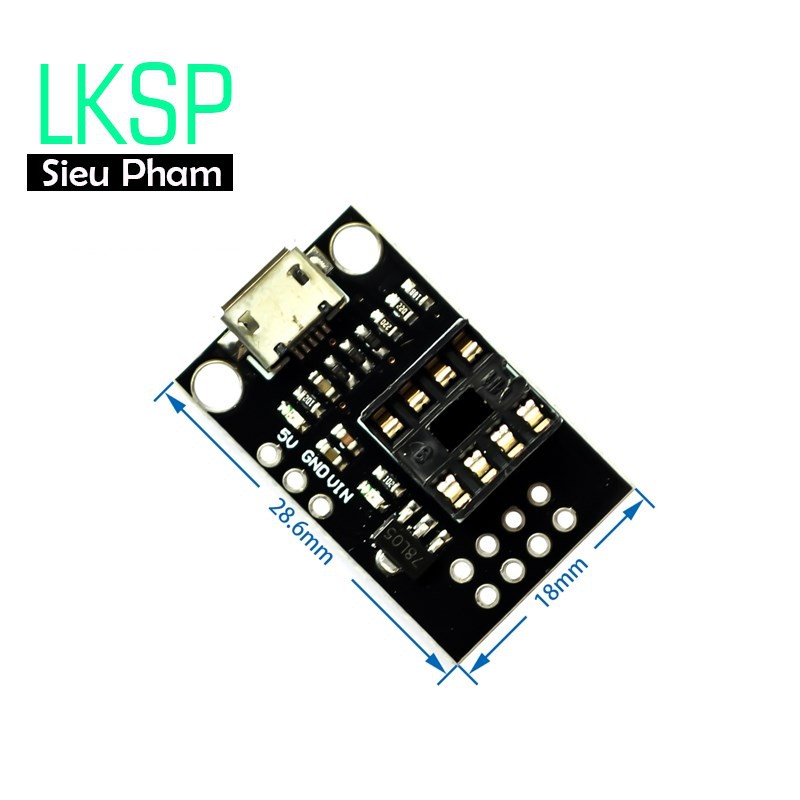 Đế Cắm ATtiny13A ATtiny85