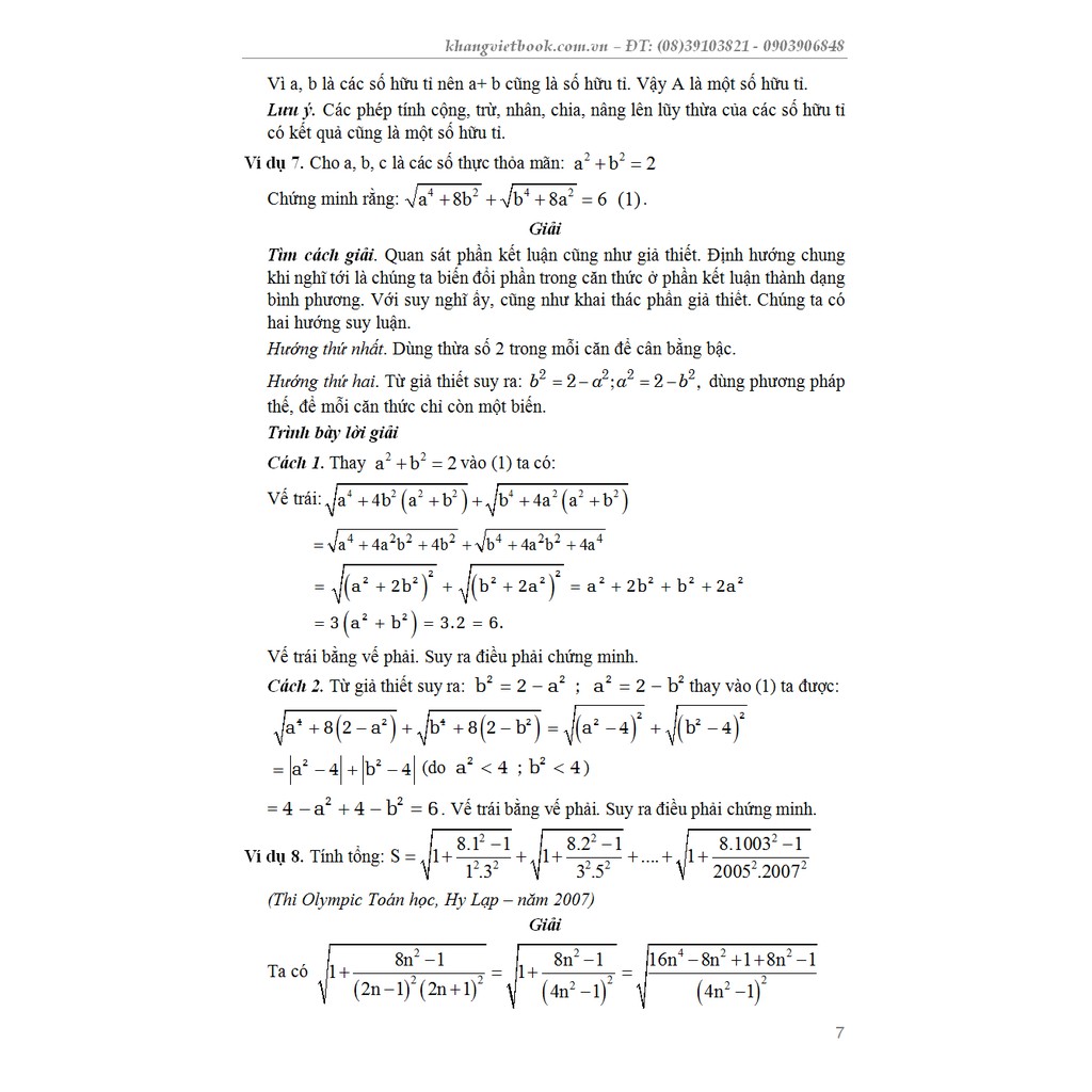Sách - Phát triển tư duy sáng tạo giải toán đại số 9