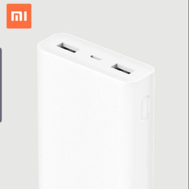 Sạc dự phòng Xiaomi 20.000 mAh 2C