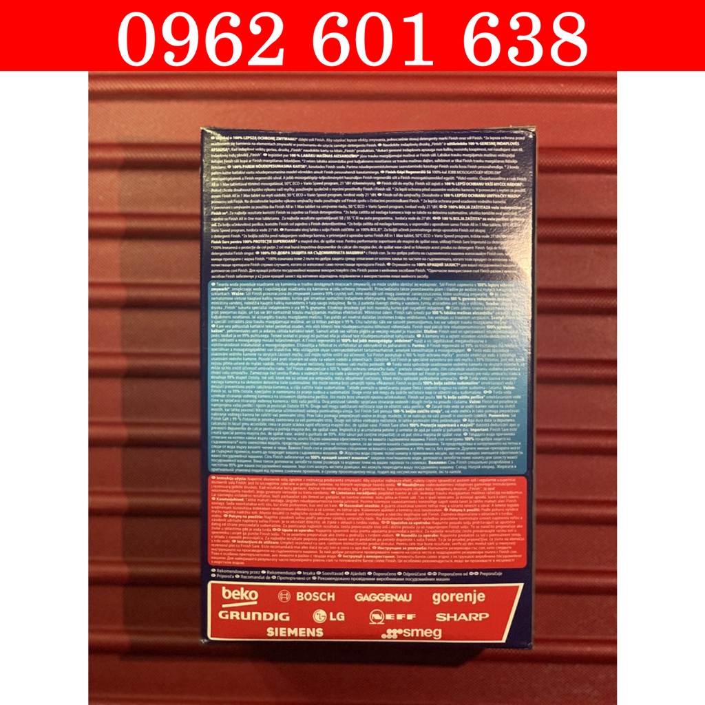 COMBO FINISH: VRB Classic 90 viên + Muối 1,5kg + Bóng 750ml