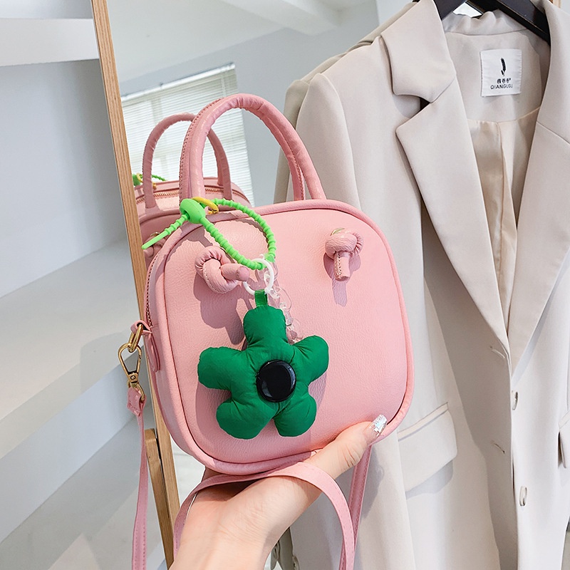 Túi Đeo Vai Màu Trơn Thời Trang Thanh Lịch Cho Nữ