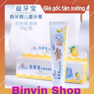 (SALE) KEM ĐÁNH RĂNG HỮU CƠ VỊ HOA QUẢ NUỐT ĐƯỢC CHO BÉ