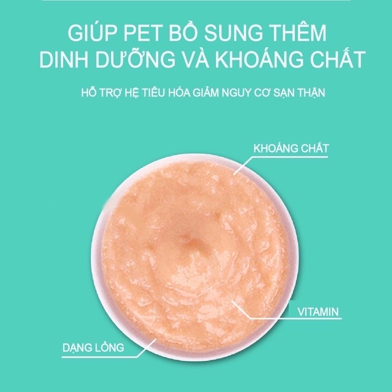 Súp thưởng cho Mèo Shizika thanh 15gr