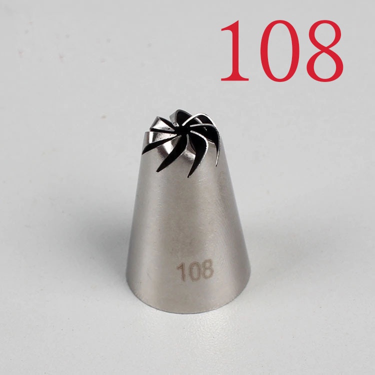 #108 #108e #83 Vòi Phun Kem Trang Trí Bánh Bằng Thép Không Gỉ