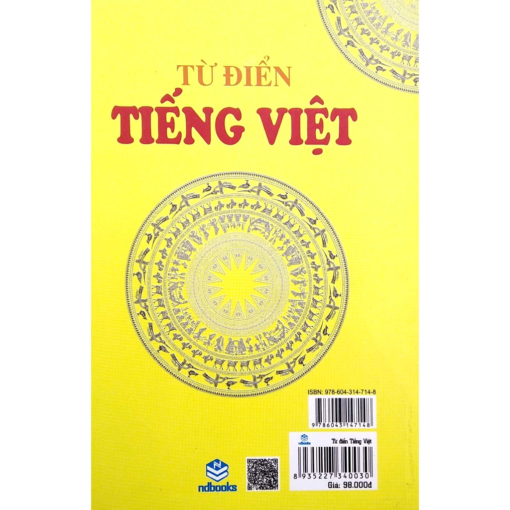 Sách Từ Điển Tiếng Việt - Cập Nhật Thêm Nhiều Từ Mới