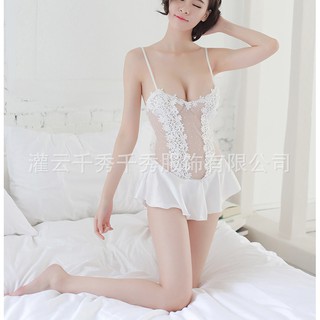 Váy ngủ sexy mặc nhà - Đồ ngủ gợi cảm - Đầm ngủ sexy K1 kèm chip lọt khe