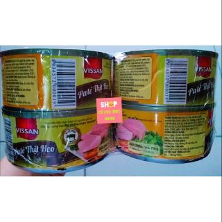 Lốc 4 hộp patê heo Vissan (1 hộp 170g)