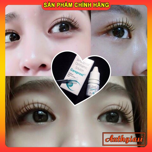 Dưỡng dài mi Careprost Ấn Độ 5ml tặng kèm cọ dưỡng dài và dày mi đẹp tự nhiên | BigBuy360 - bigbuy360.vn
