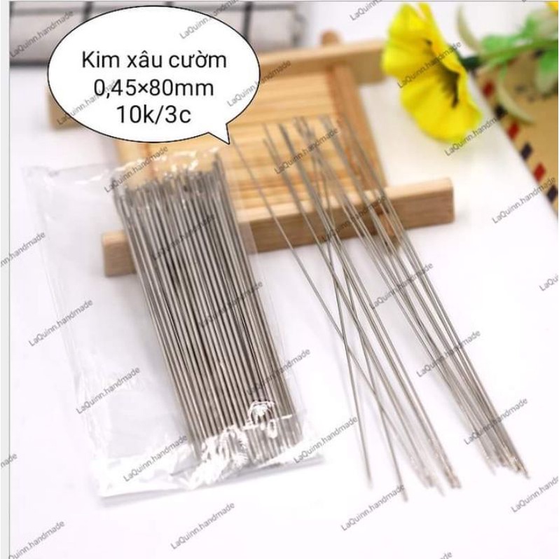 Kim chuyên xâu, kết, thêu hạt nhiều kiểu