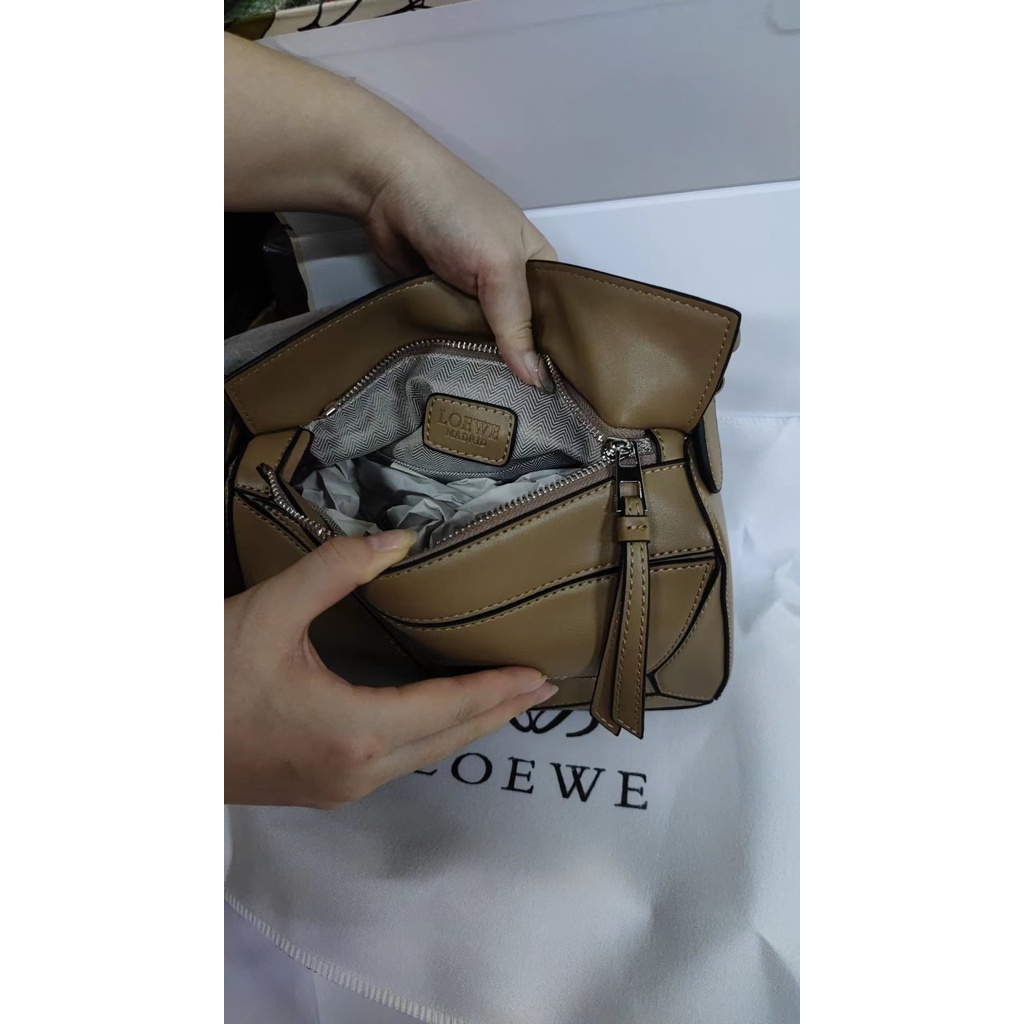 Túi Da Nappa Xếp Hình Phong Cách Boho Kích Thước 24 * 18 CM