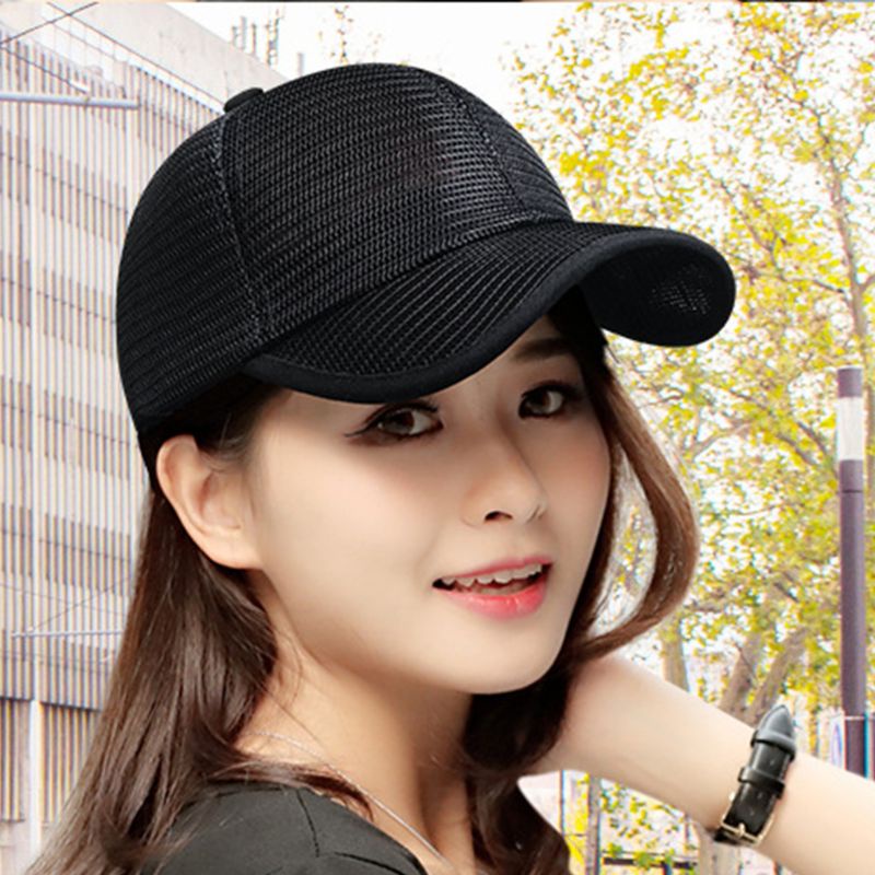 Mũ Lưỡi Trai Phối Lưới Thoáng Khí Nhanh Khô Chống Nắng Thời Trang Mùa Hè Cho Nam Và Nữ