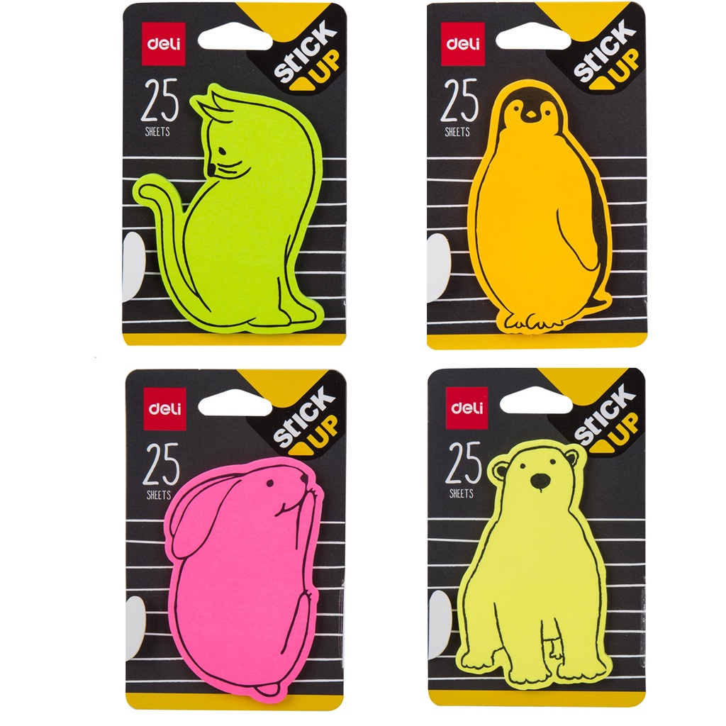 Giấy ghi chú họa tiết hoạt hình dễ thương tiện dụng cho văn phòng/ trường học