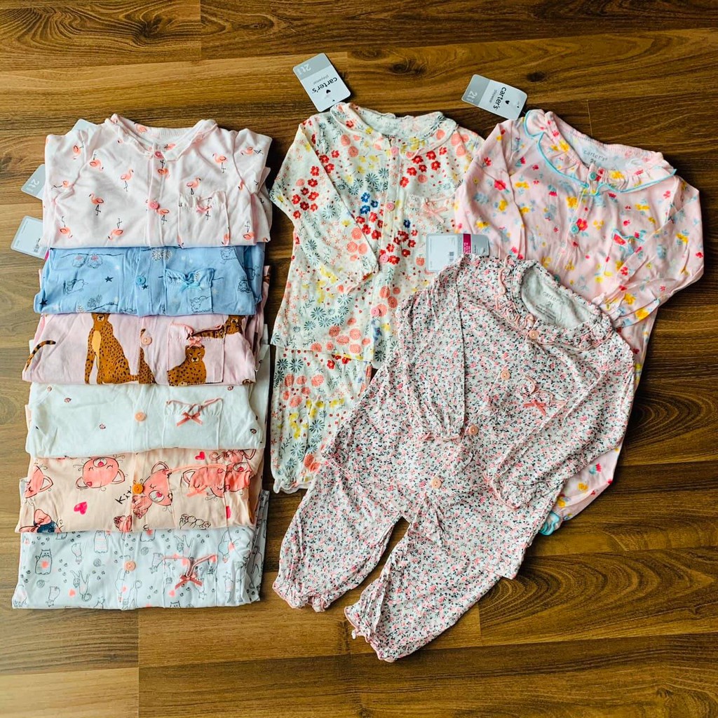 [Bộ đồ bánh bèo] Bộ dài tay bé gái, bộ pyjama bánh bèo, chất cotton mềm mịn, đủ size cho bé từ 7-20kg