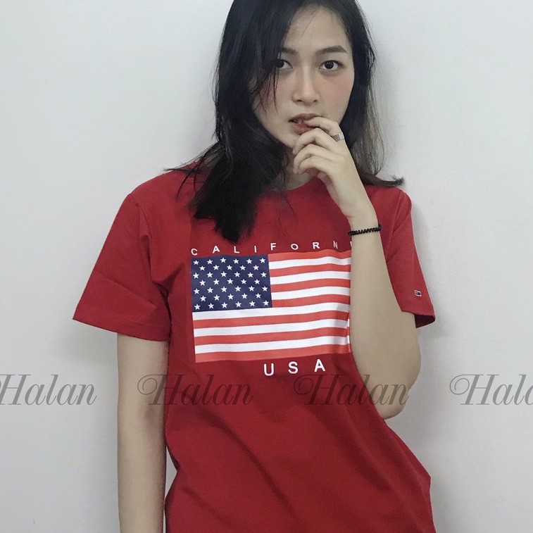 Áo TOMMY JEANS thun xuất phông cotton sang xịn mịn
