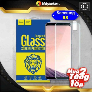 Kính cường lực cho Samsung Galaxy S8 hiệu Hoco Sư Tử Full Viền