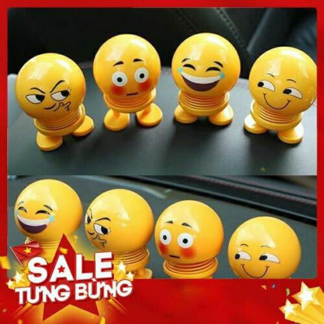 Shop Bán Buôn Thú nhún Lò xo Emoji cảm xúc mẫu mới