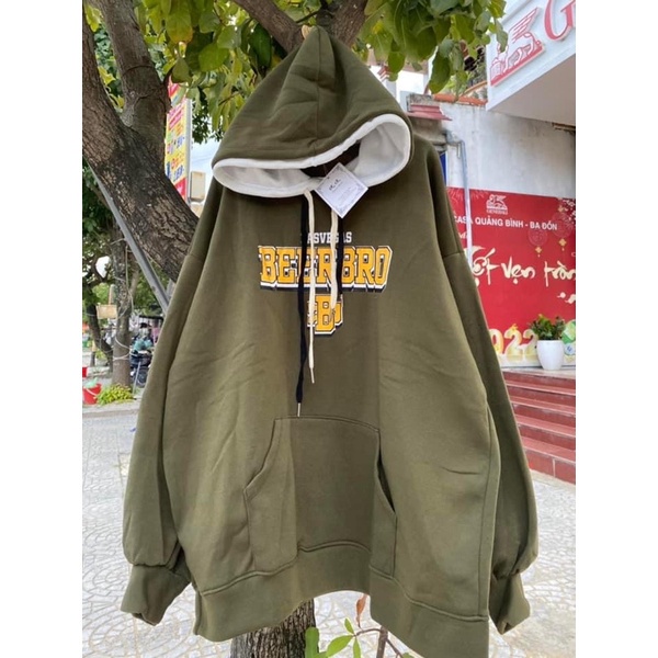 [NEW] Áo Hoodie Form Rộng Nam Nữ Chữ Beebro Chất Nỉ Bông Dày Dặn Unisex❤️Áo Mũ Ulzzang Nam Nữ Phong Cách Hàn Quốc