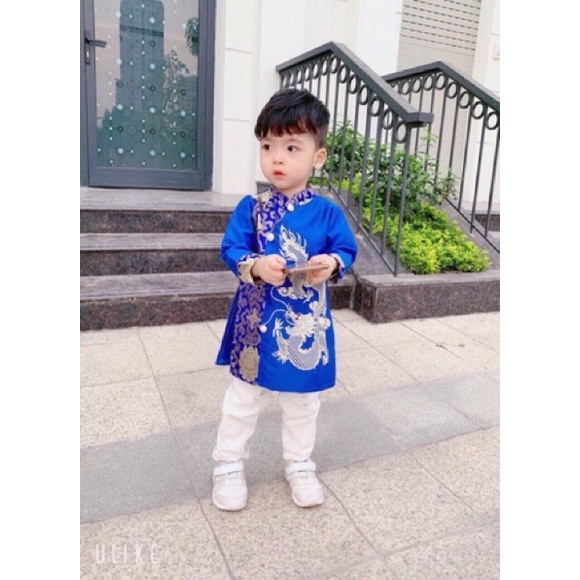 Áo dài cách tân cho bé trai 9-22kg