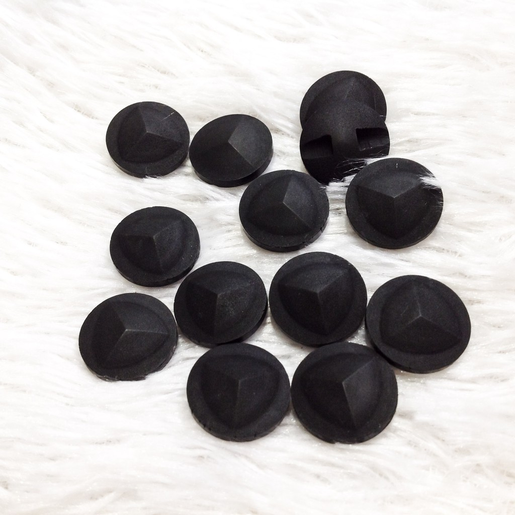 Cúc áo sơ mi nam nữ đen vân mờ size 1.5cm đính kết vest