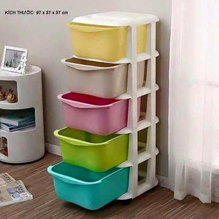Tủ nhựa 5 tầng đựng đồ cho bé