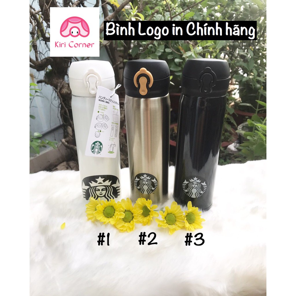 🎖[CHÍNH HÃNG]Bình STARBUCKS Logo in🎗